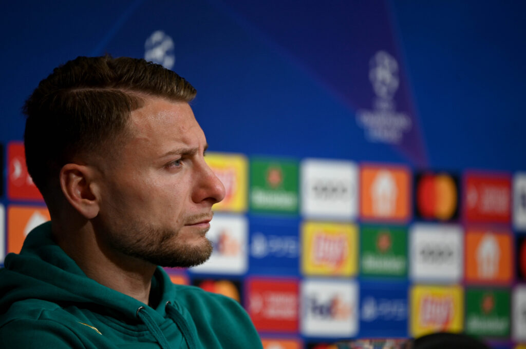 SS Lazio Training Session And Press Conference - UEFA Champions League 2023/24