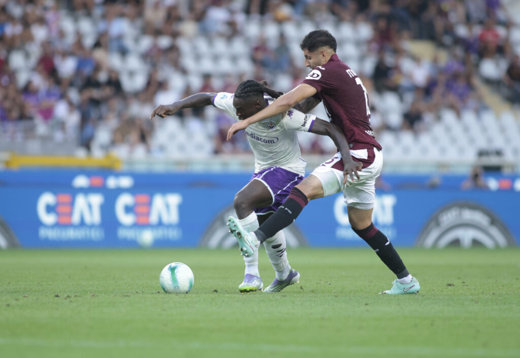 Moise Kean Guillermo Maripan - Torino-Fiorentina
