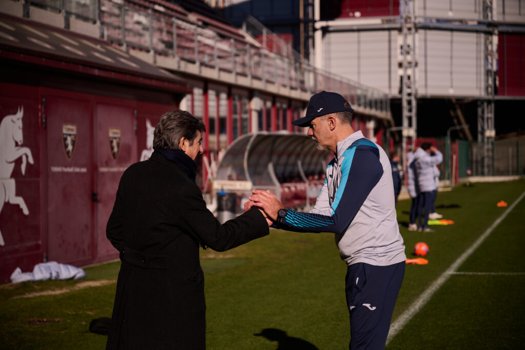 President Urbano Cairo Attends Torino FC Training Session