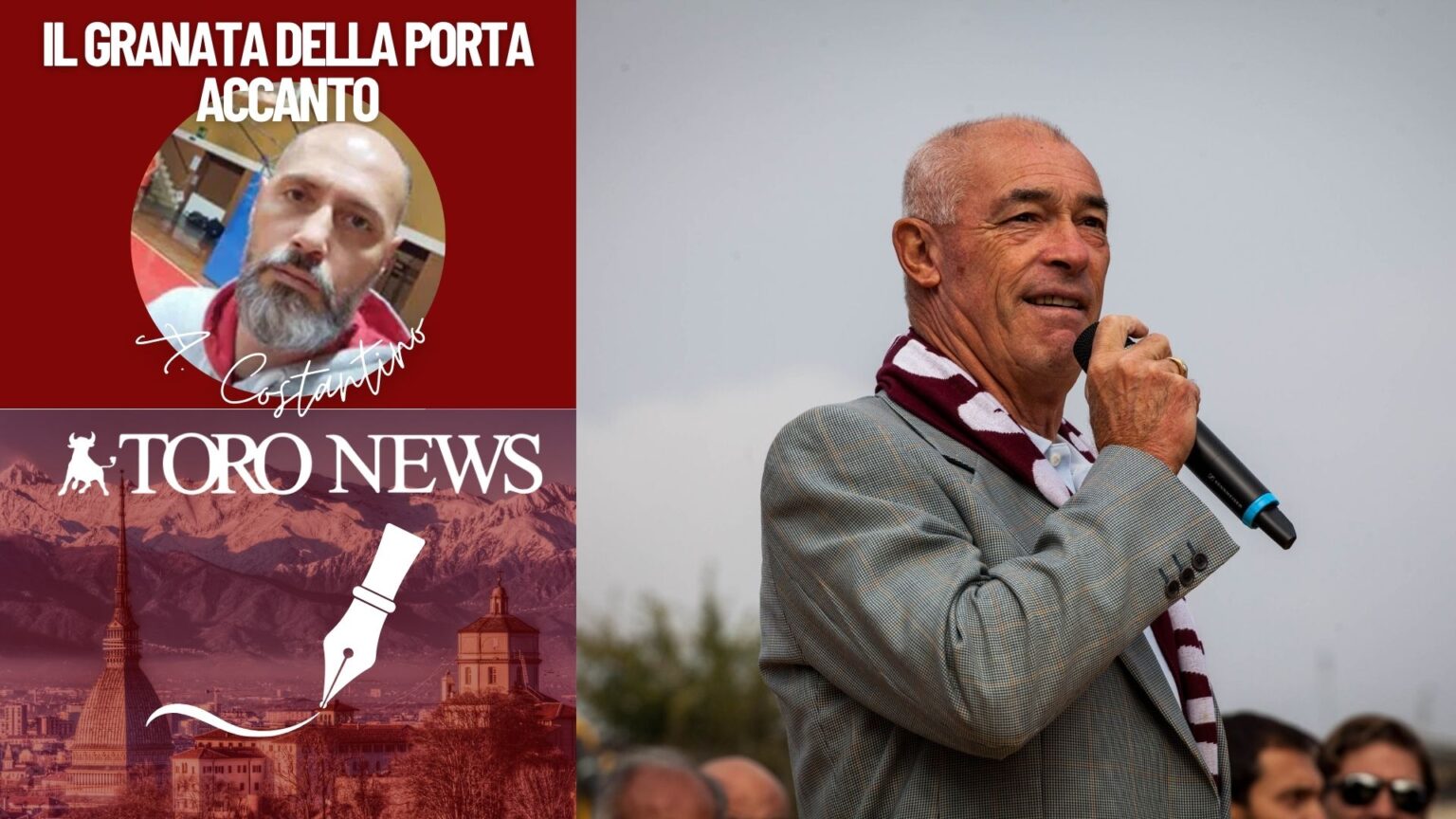 Sweat Torino FC Avec Capuche, Hommage à Pulici Et Graziani, Granata, Vintage