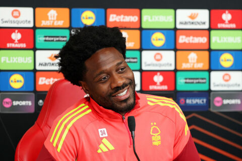 Nottingham Forest FC Training Session And Press Conference - UEFA Europa League 2025/26 Semi-Final First Leg