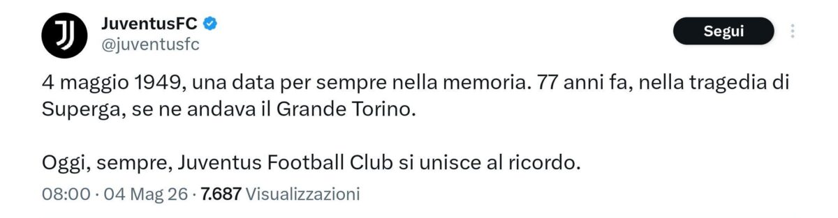 Ricordo Juve