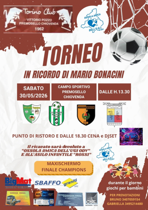 Torneo Toro Club Premosello-Chiovenda
