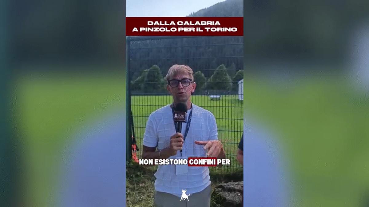 Copertina dalla Calabria a Pinzolo per sostenere il Toro