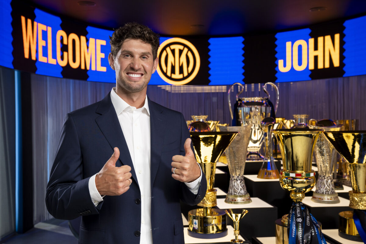 FC Internazionale Unveil New Signing John Stones