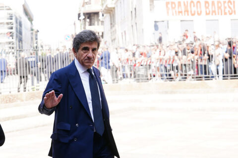 Franco Baresi's Funeral Is Held At Basilica di Sant'Ambrogio