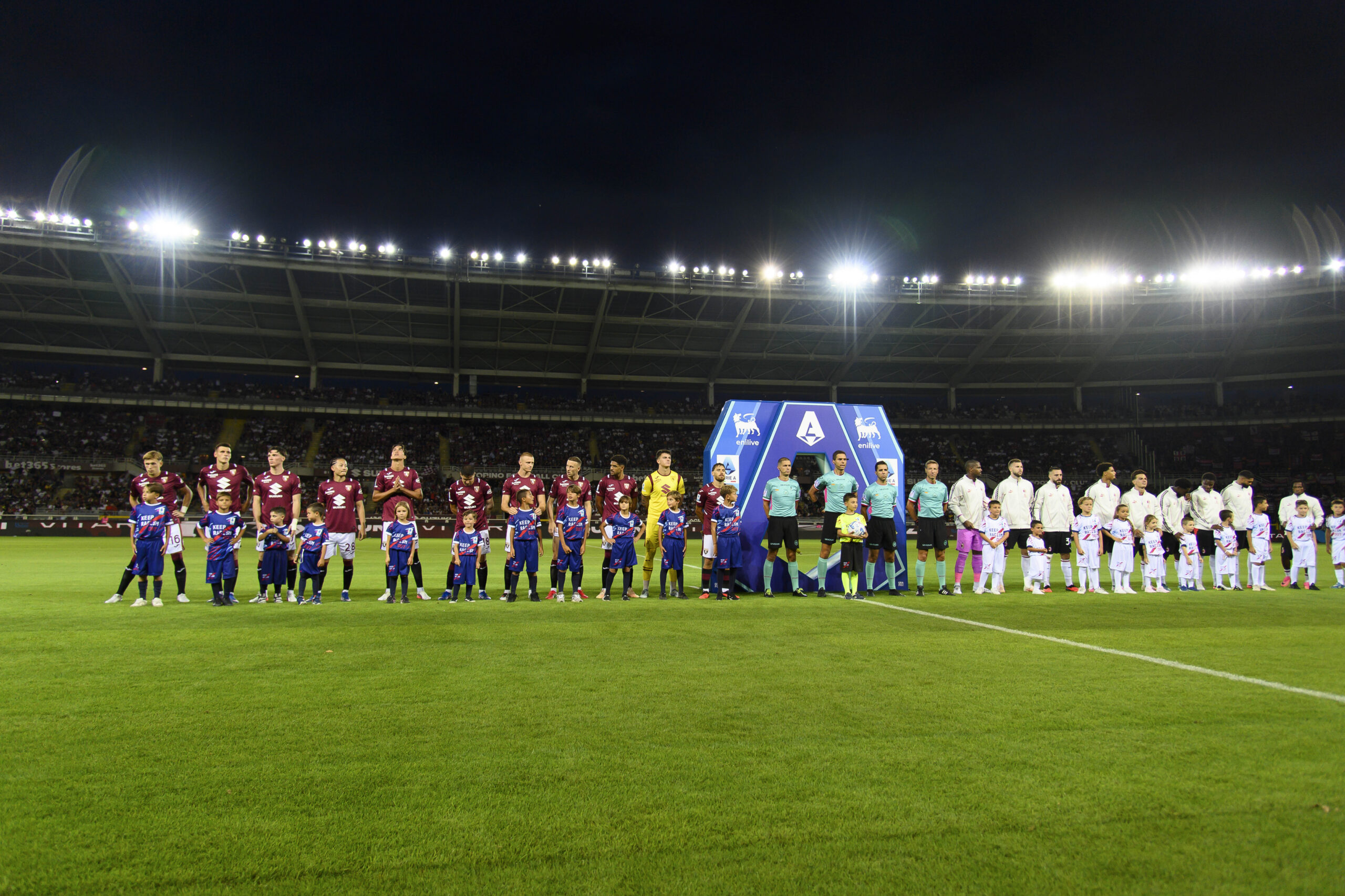 Serie A, i dati degli spettatori della prima giornata: Torino al quinto posto