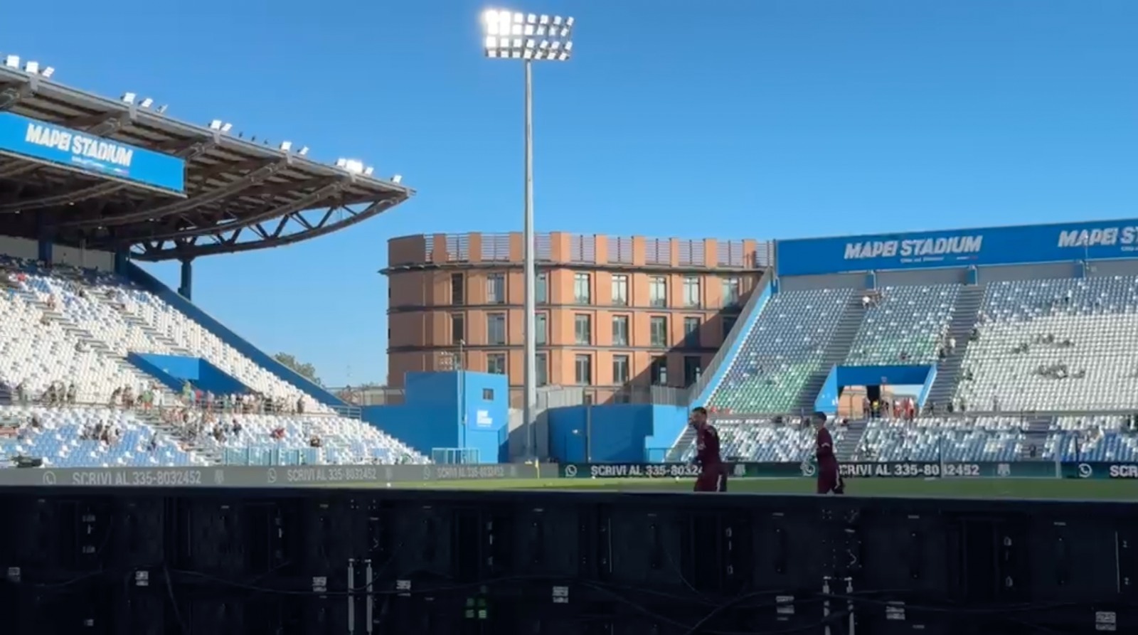 Sassuolo-Torino, prepartita: portieri in campo (VIDEO)