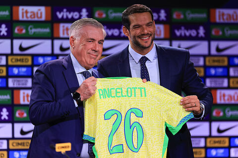 Brazil Unveils Carlo Ancelotti As New Coach