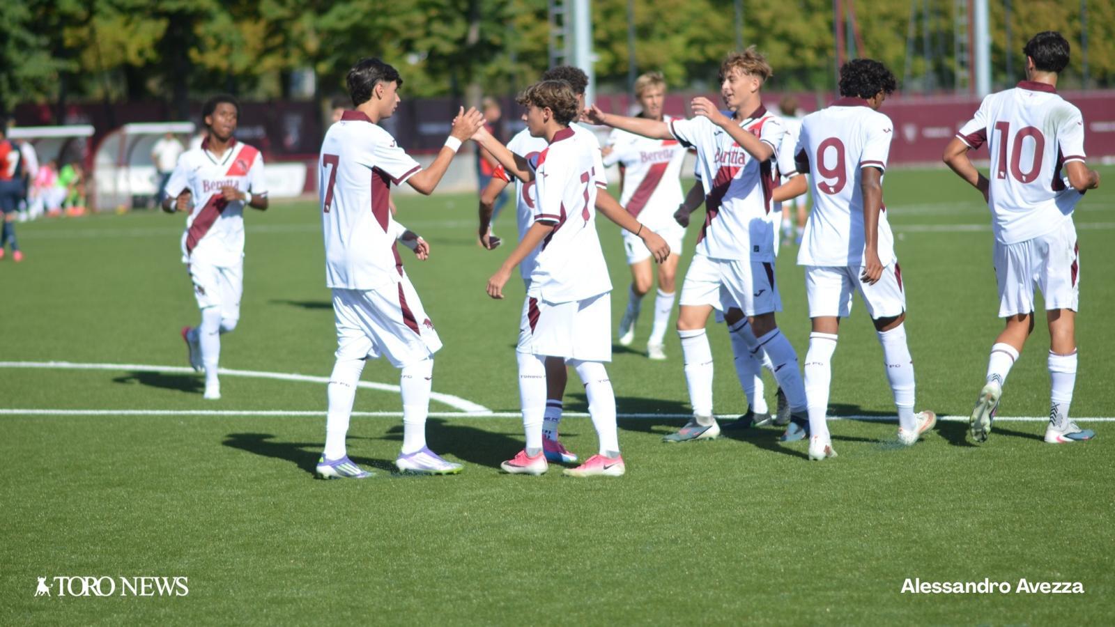 Under 16, Torino-Genoa 5-3: granata prima irresistibili e poi frenati, ma la vittoria arriva