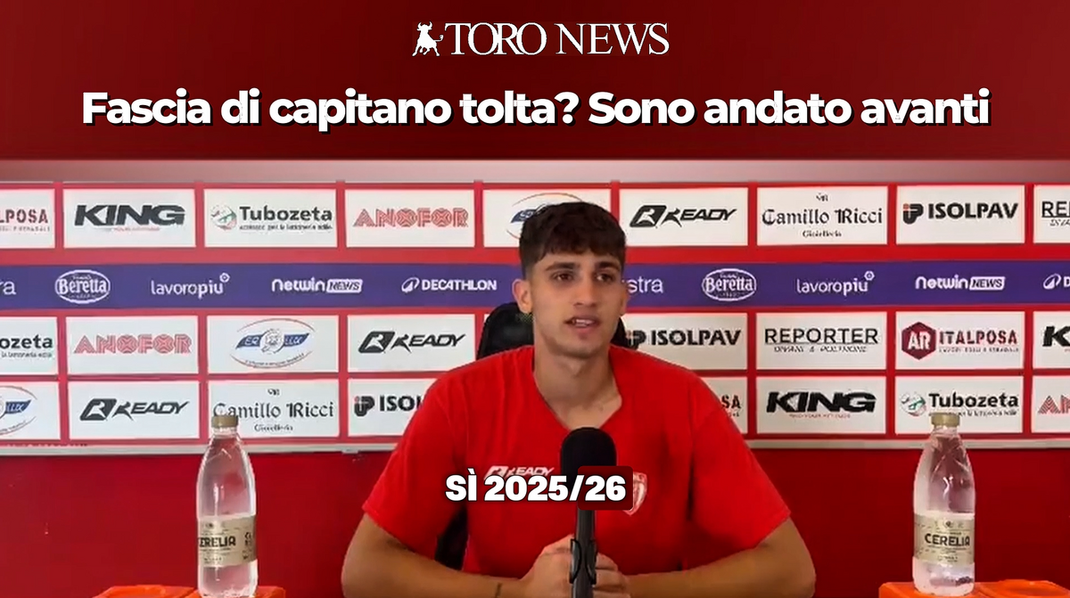 Copertina video Gabellini su fascia di capitano tolta
