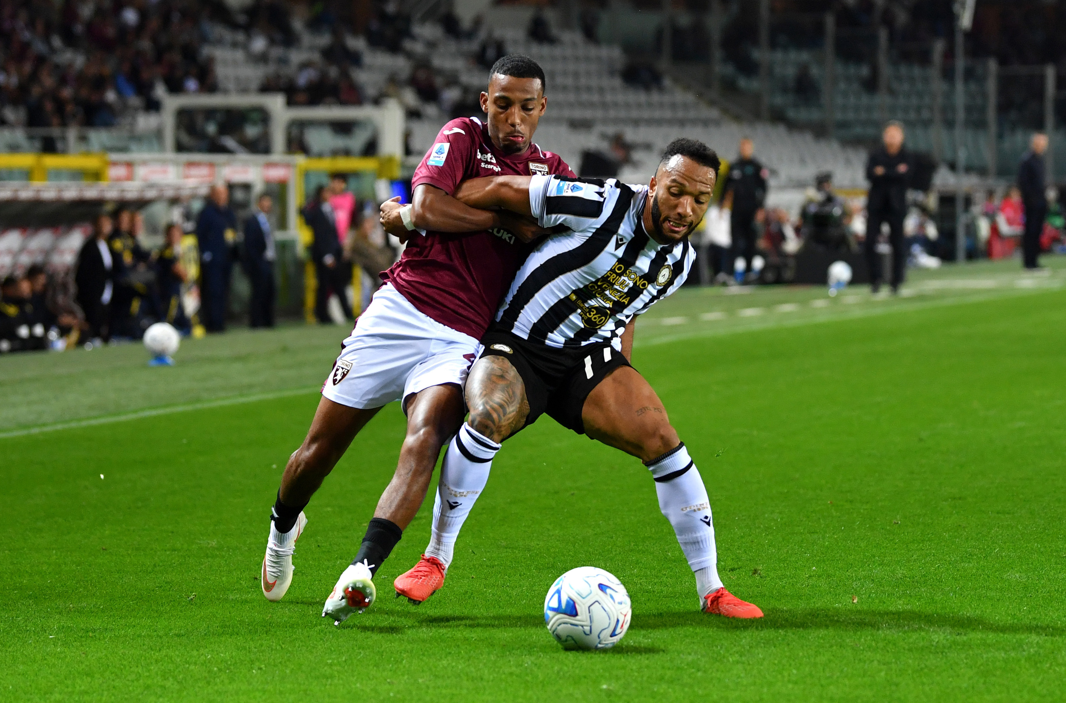 Torino-Udinese 1-1 al 45′: il vantaggio granata dura appena 7 minuti