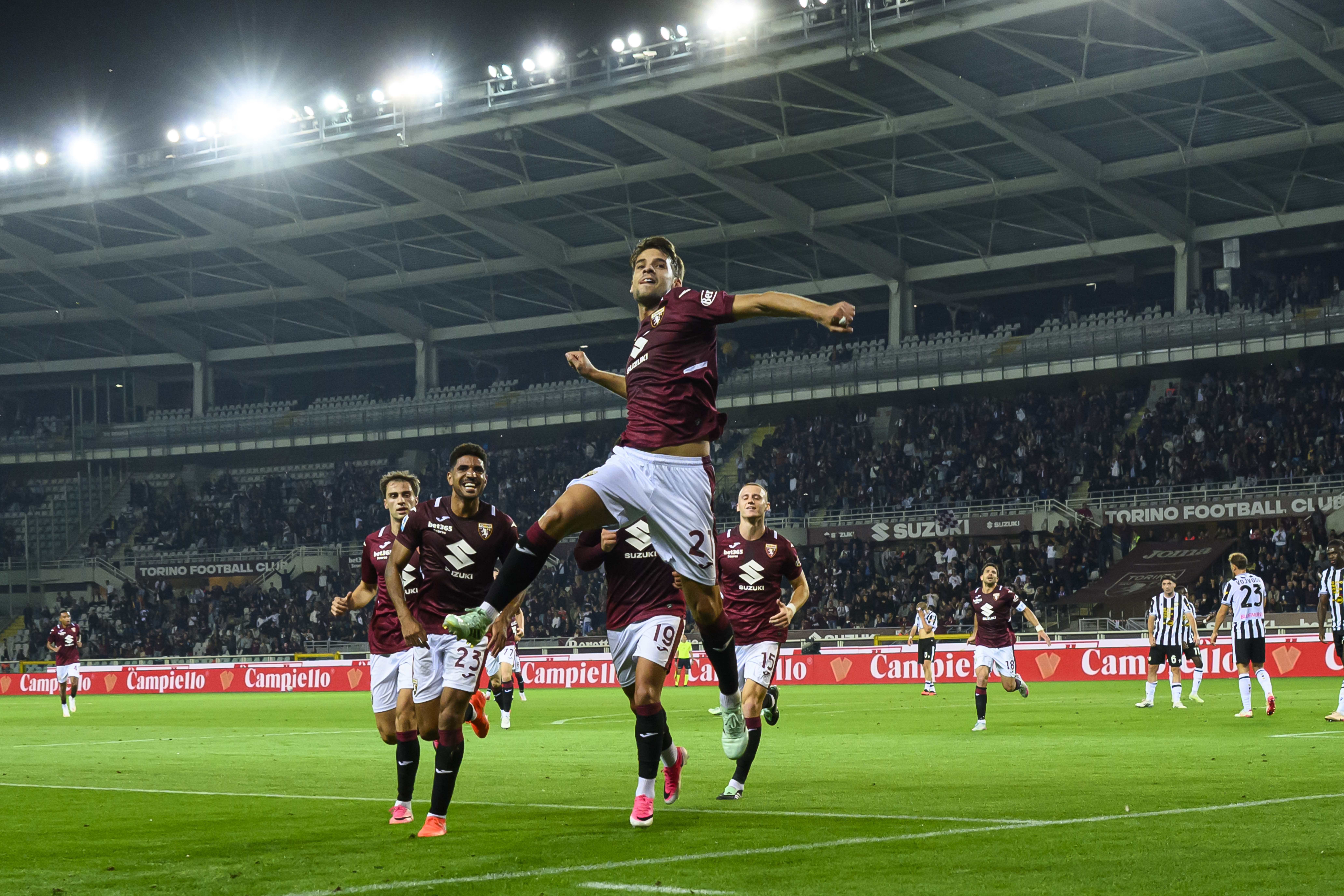 Torino-Udinese 2-1, il tabellino della partita: solo un ammonito