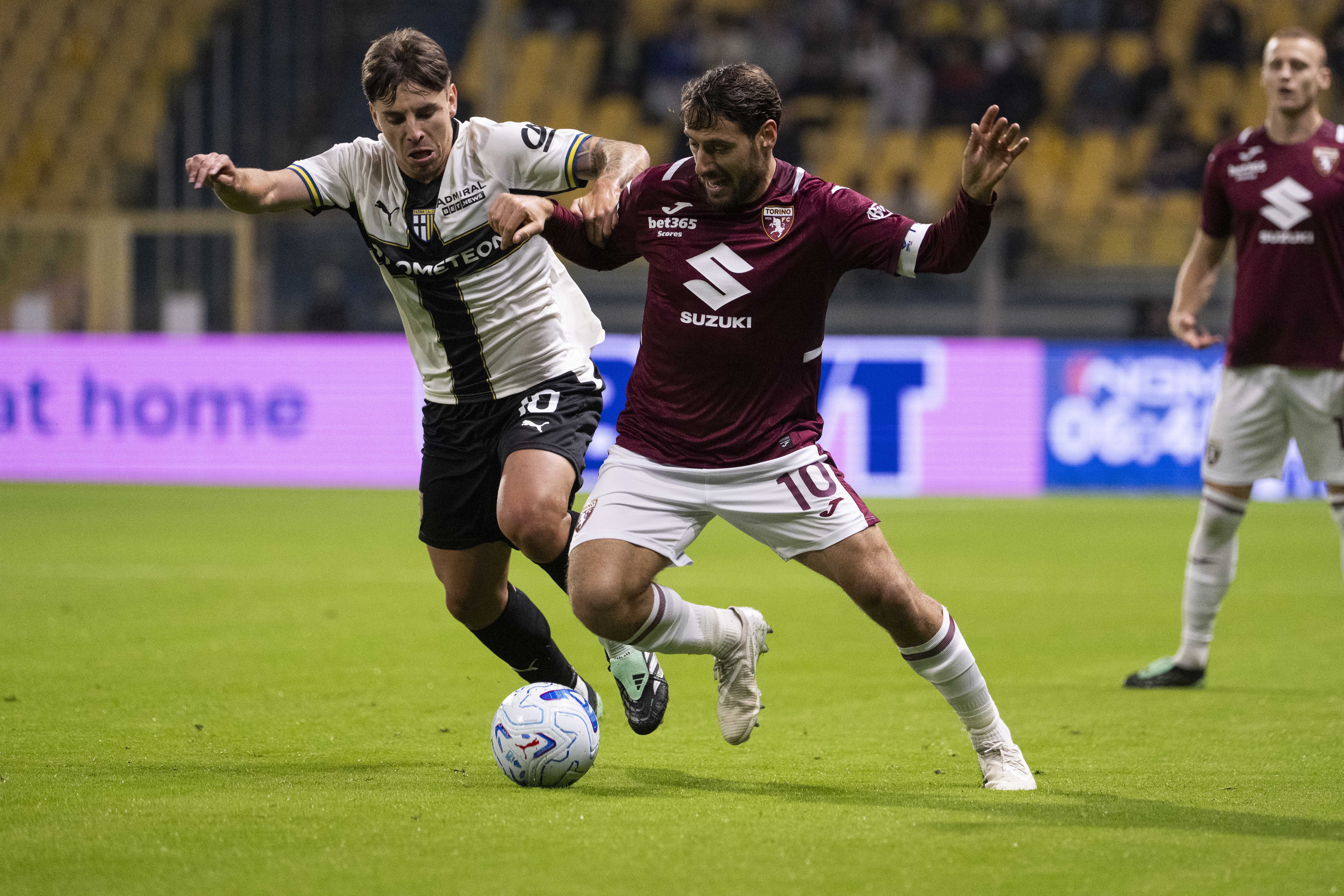 Parma-Torino 0-3, le statistiche: Toro cinico e compatto, la lezione di Abate al Tardini