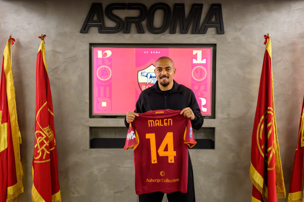AS Roma Unveil New Signing Donyell Malen