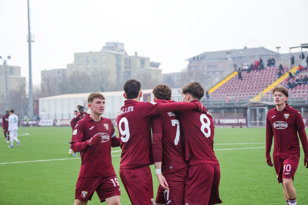 Primavera, Torino-Roma esultanza gruppo